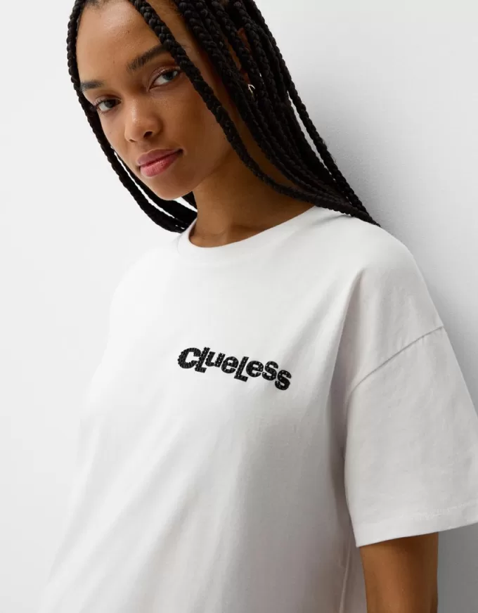 Tricou Clueless cu mânecă scurtă