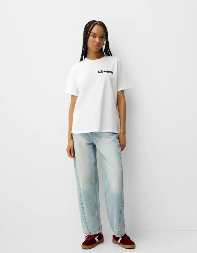 Tricou Clueless cu mânecă scurtă