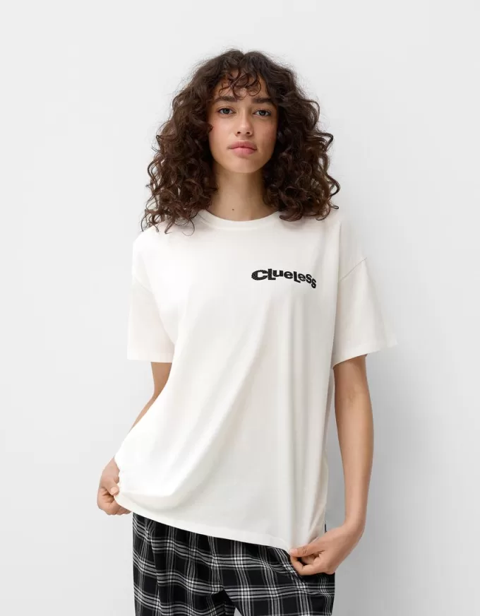 Tricou Clueless cu mânecă scurtă