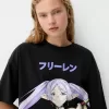 Tricou Frieren oversize cu maneca scurta Tricou Frieren oversize cu maneca scurta