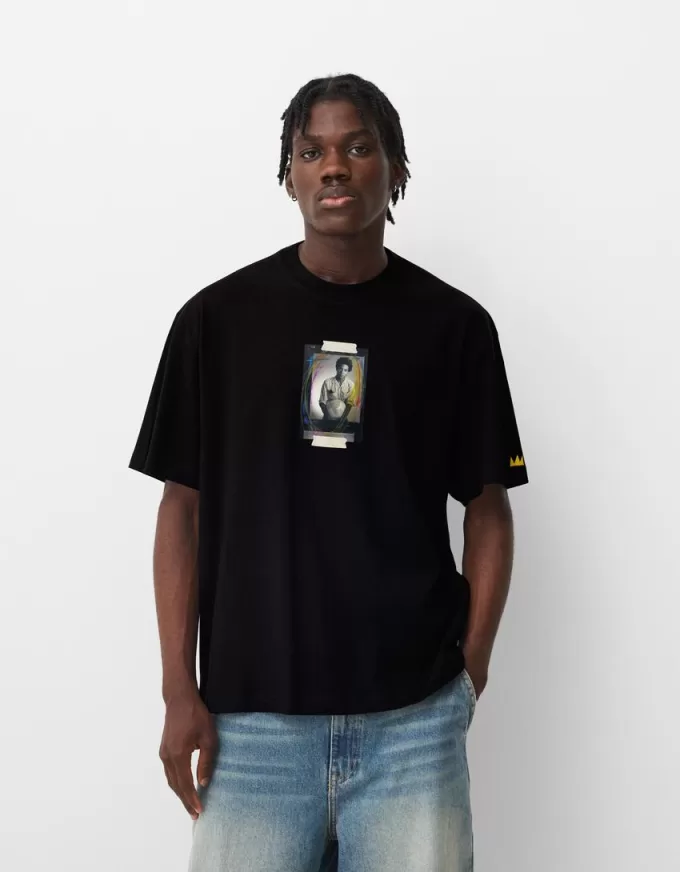 Tricou Jean-Michel Basquiat cu maneca scurta Tricou Jean-Michel Basquiat cu maneca scurta