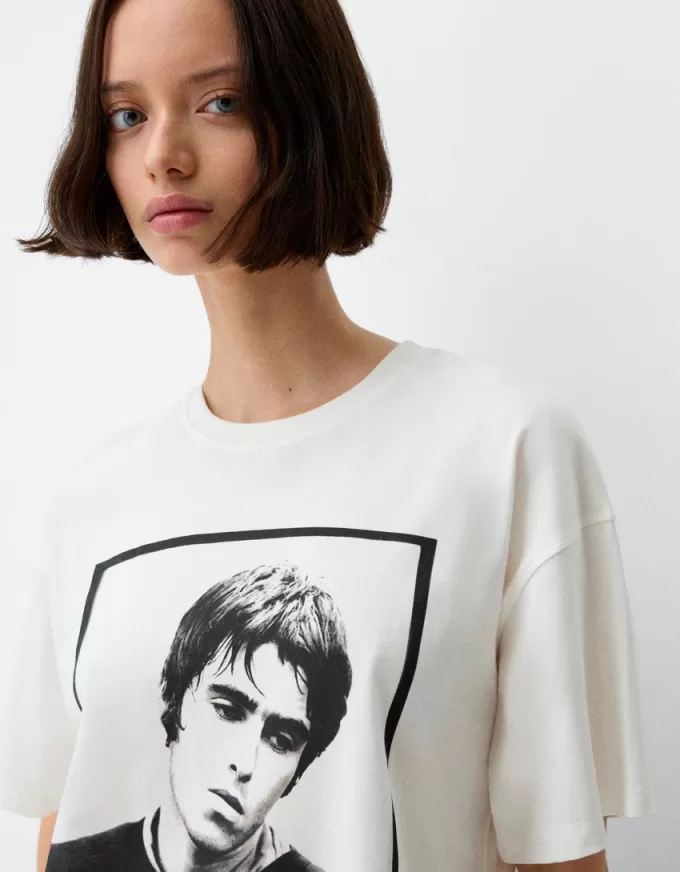 Tricou Liam Gallagher cu maneca scurta Tricou Liam Gallagher cu maneca scurta