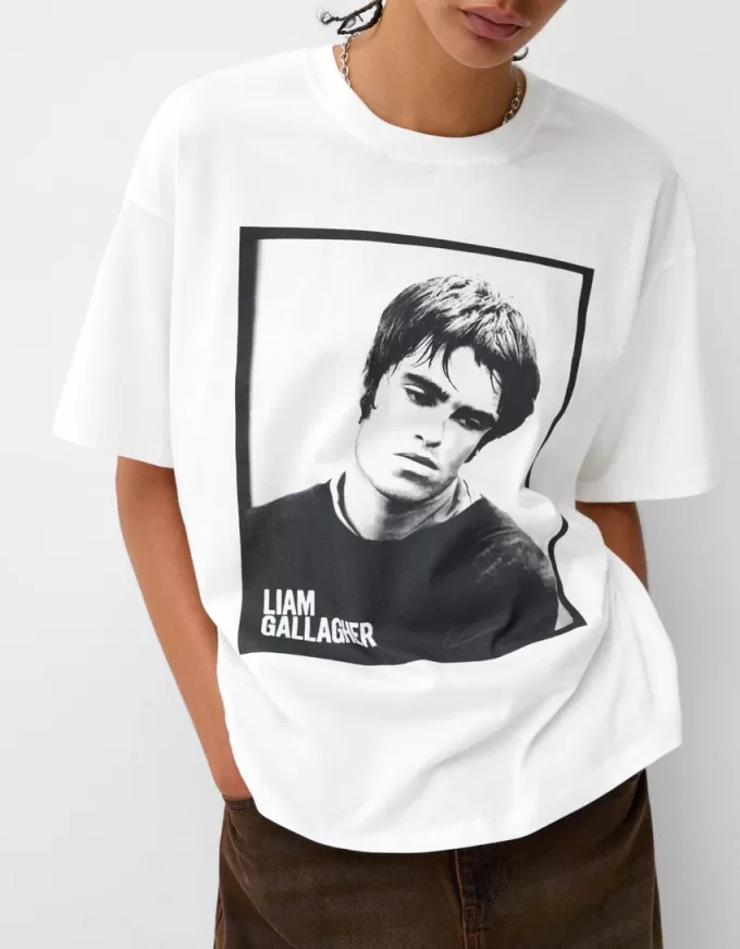 Tricou Liam Gallagher cu maneca scurta Tricou Liam Gallagher cu maneca scurta