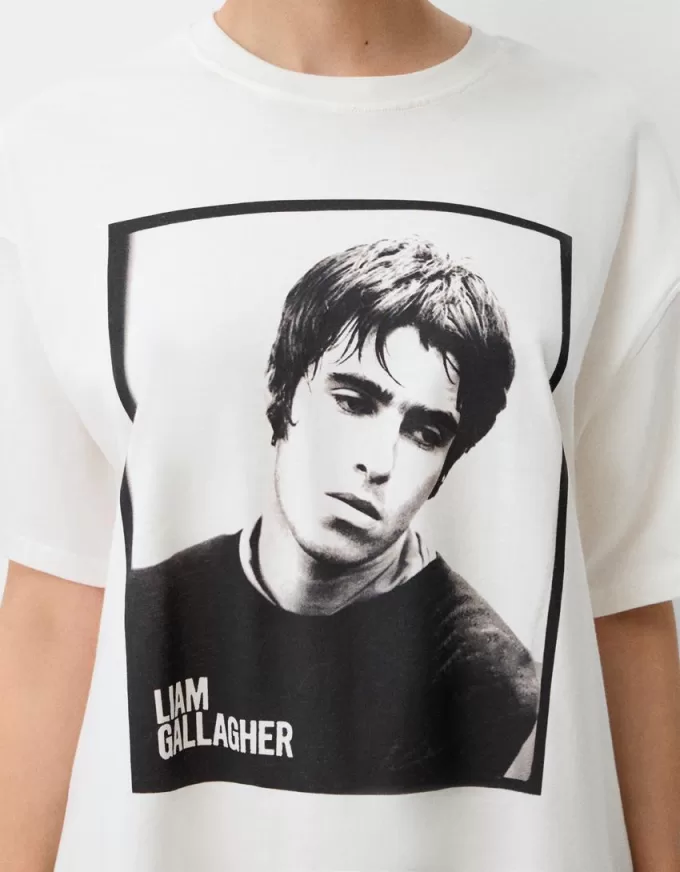 Tricou Liam Gallagher cu maneca scurta Tricou Liam Gallagher cu maneca scurta