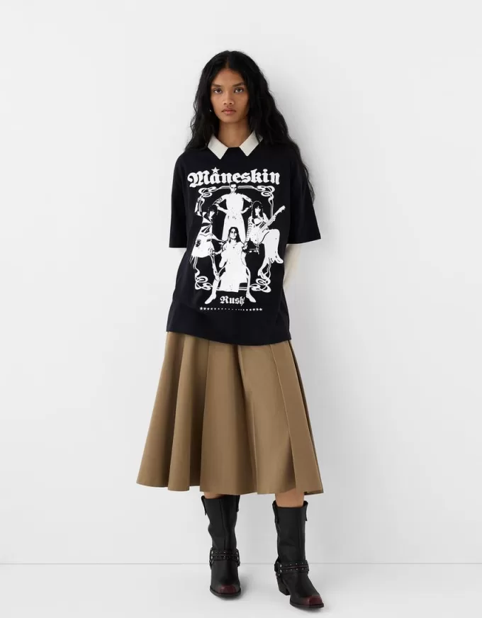 Tricou Måneskin cu mânecă scurtă