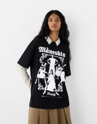 Tricou Måneskin cu mânecă scurtă