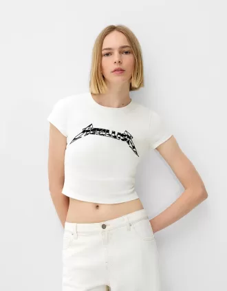 Tricou Metallica cu mânecă scurtă