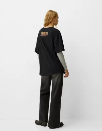 Tricou Nirvana cu maneca scurta