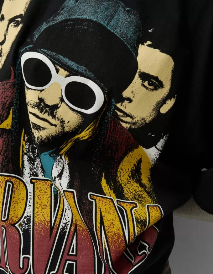 Tricou Nirvana cu maneca scurta