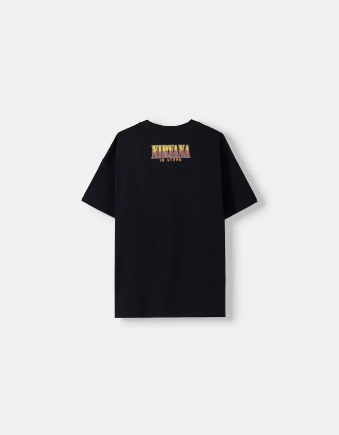 Tricou Nirvana cu maneca scurta