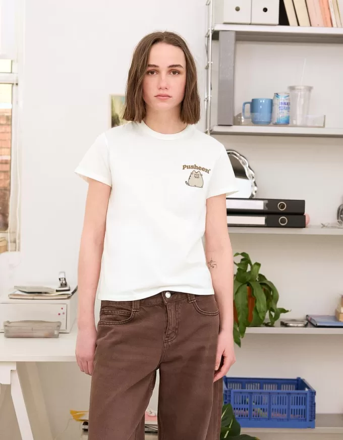 Tricou Pusheen cu maneca scurta Tricou Pusheen cu maneca scurta