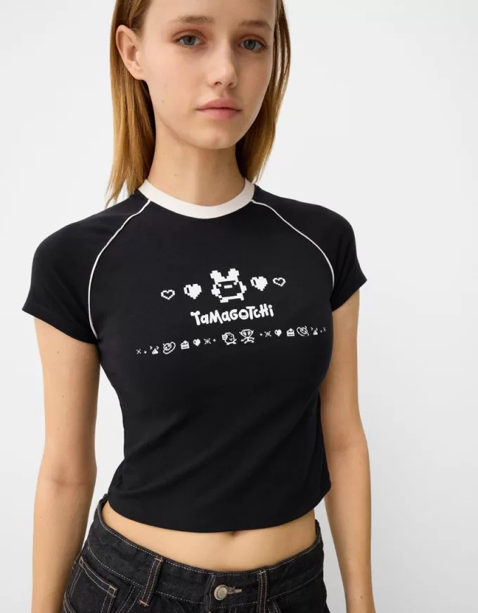 Tricou Tamagotchi cu maneca scurta Tricou Tamagotchi cu maneca scurta