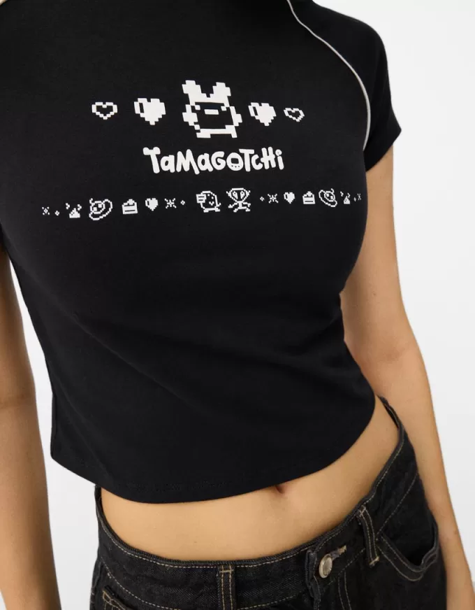 Tricou Tamagotchi cu maneca scurta Tricou Tamagotchi cu maneca scurta