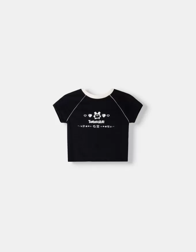 Tricou Tamagotchi cu maneca scurta Tricou Tamagotchi cu maneca scurta