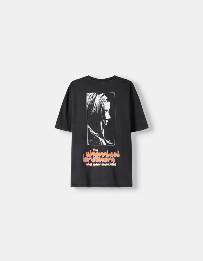 Tricou The Chemical Brothers cu mânecă scurtă, cu croială relaxată