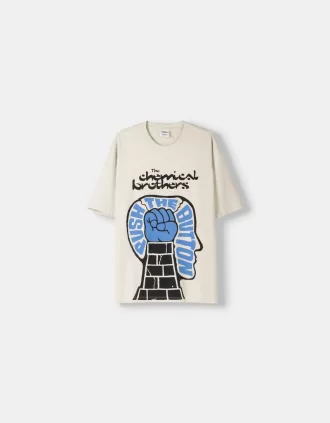 Tricou The Chemical Brothers cu mânecă scurtă, cu croială relaxată