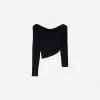 Tricou asimetric cu maneca lunga Tricou asimetric cu maneca lunga
