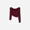 Tricou asimetric cu maneca lunga Tricou asimetric cu maneca lunga