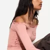 Tricou asimetric cu maneca lunga Tricou asimetric cu maneca lunga