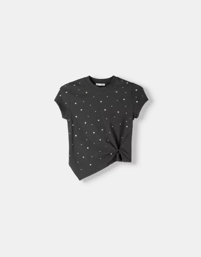 Tricou asimetric cu maneca scurta cu crampoane Tricou asimetric cu maneca scurta cu crampoane
