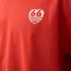 Tricou brodat cu mânecă scurtă, relaxat