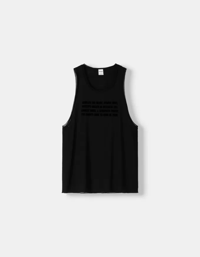 Tricou cu bretele dublu strat