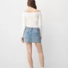 Tricou cu mânecă lungă cu decolteu Bardot Tricou cu mânecă lungă cu decolteu Bardot