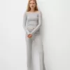 Tricou cu mânecă lungă cu decolteu Bardot Tricou cu mânecă lungă cu decolteu Bardot