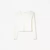 Tricou cu mânecă lungă cu decolteu în V Tricou cu mânecă lungă cu decolteu în V