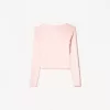 Tricou cu mânecă lungă cu decolteu în V Tricou cu mânecă lungă cu decolteu în V