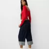 Tricou cu mânecă lungă cu decolteu pătrat Tricou cu mânecă lungă cu decolteu pătrat