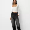 Tricou cu mânecă lungă cu decolteu pătrat Tricou cu mânecă lungă cu decolteu pătrat