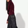 Tricou cu maneca lunga cu detaliu incrustat Tricou cu maneca lunga cu detaliu incrustat