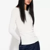 Tricou cu maneca lunga cu detaliu incrustat Tricou cu maneca lunga cu detaliu incrustat