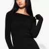 Tricou cu maneca lunga cu detaliu incrustat Tricou cu maneca lunga cu detaliu incrustat
