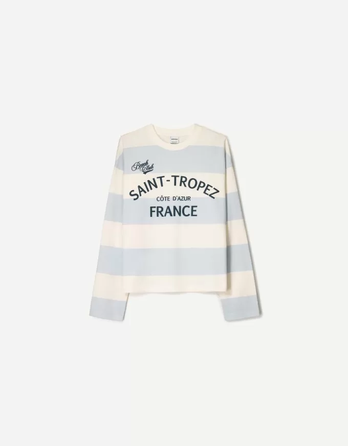 Tricou cu maneca lunga cu imprimeu Tricou cu maneca lunga cu imprimeu