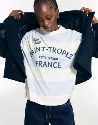 Tricou cu maneca lunga cu imprimeu