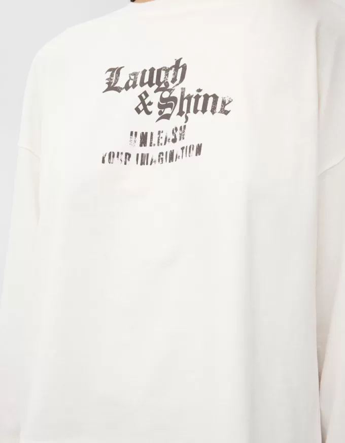 Tricou cu maneca lunga cu imprimeu Tricou cu maneca lunga cu imprimeu