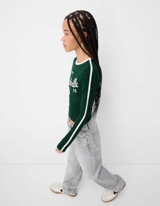 Tricou cu maneca lunga cu imprimeu Tricou cu maneca lunga cu imprimeu