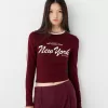 Tricou cu maneca lunga cu imprimeu Tricou cu maneca lunga cu imprimeu