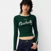Tricou cu maneca lunga cu imprimeu Tricou cu maneca lunga cu imprimeu