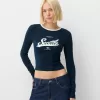 Tricou cu maneca lunga cu imprimeu Tricou cu maneca lunga cu imprimeu