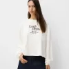 Tricou cu maneca lunga cu imprimeu Tricou cu maneca lunga cu imprimeu