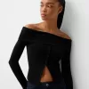 Tricou cu maneca lunga cu nasturi Tricou cu maneca lunga cu nasturi