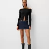 Tricou cu maneca lunga cu nasturi Tricou cu maneca lunga cu nasturi
