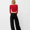 Tricou cu mânecă lungă, cu părțile strânse Tricou cu mânecă lungă, cu părțile strânse