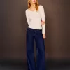 Tricou cu mânecă lungă și decolteu în V Tricou cu mânecă lungă și decolteu în V