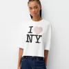 Tricou cu mânecă mijlocie I Love New York Tricou cu mânecă mijlocie I Love New York