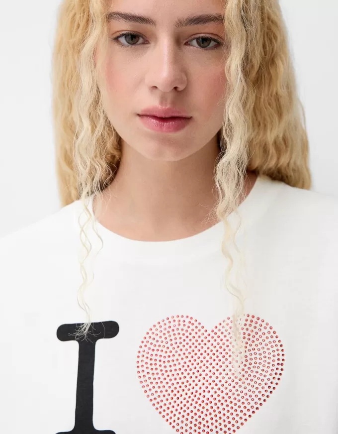 Tricou cu mânecă mijlocie I Love New York Tricou cu mânecă mijlocie I Love New York