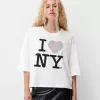 Tricou cu mânecă mijlocie I Love New York Tricou cu mânecă mijlocie I Love New York